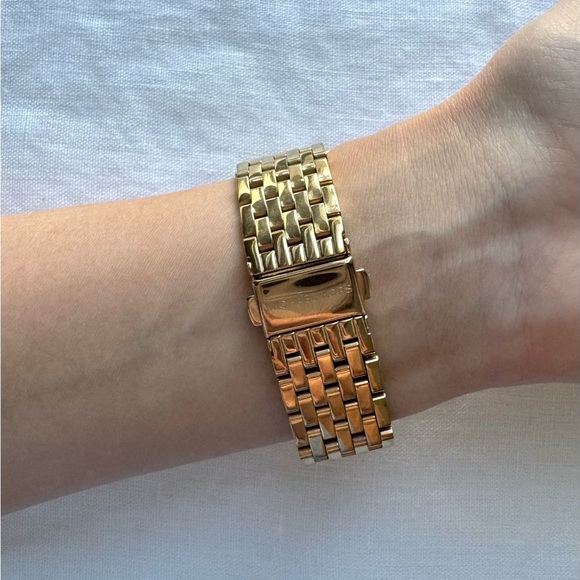 Michael Kors Darci Round Gold-Tone Watch - Picture 3 of 10